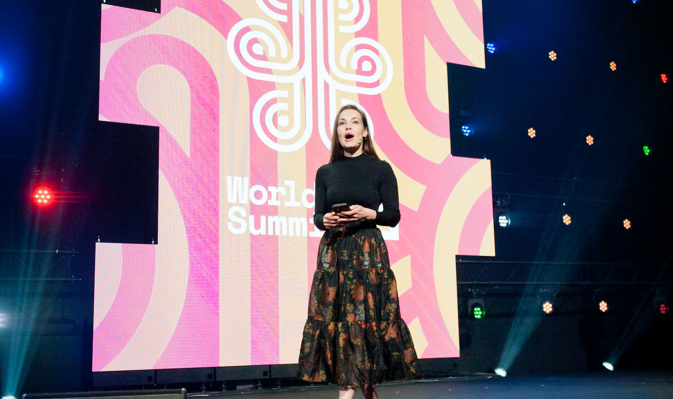 Jos Dirkx on the World Summit stage